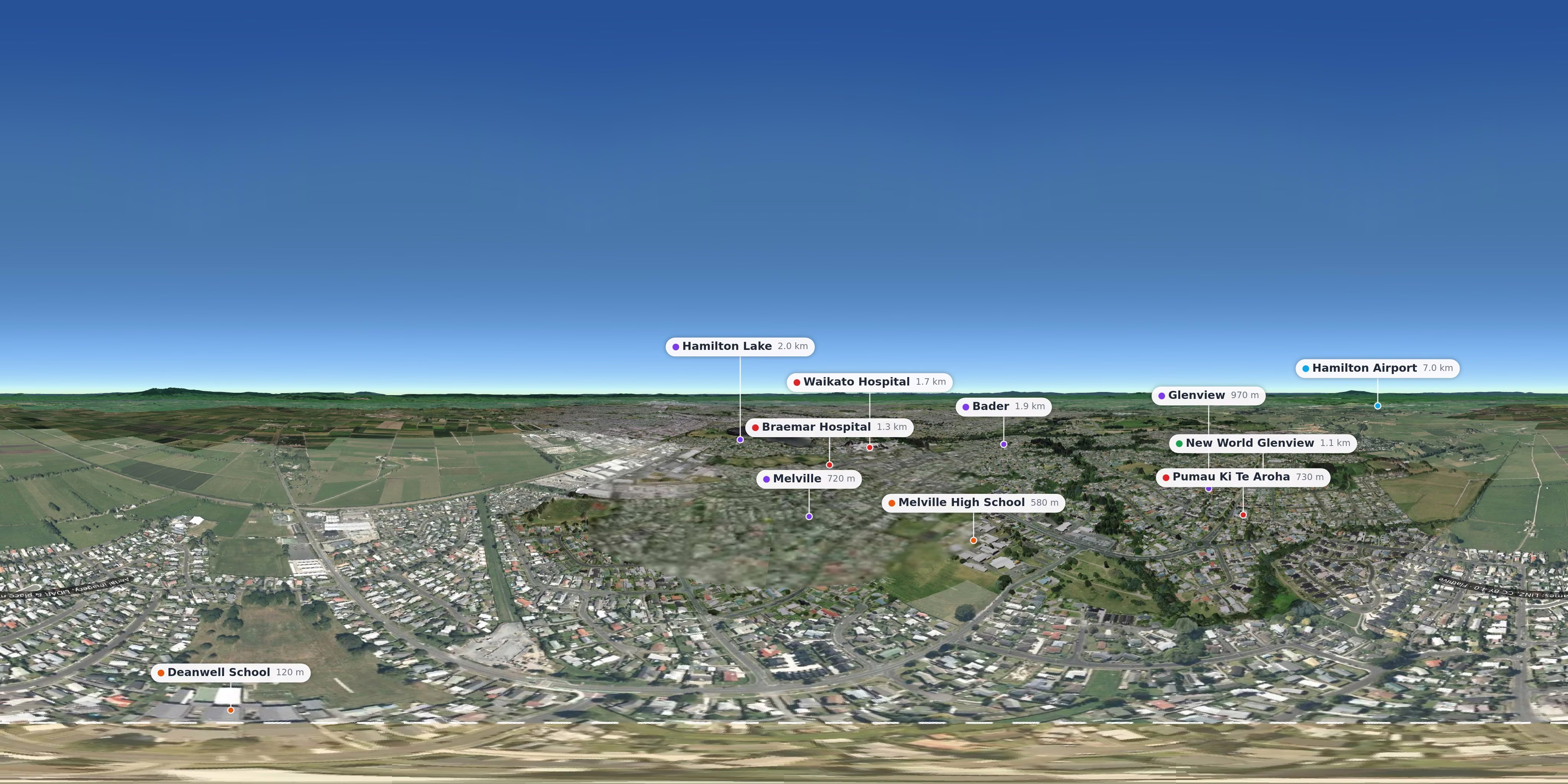 Aerial 360° view – Deanwell background