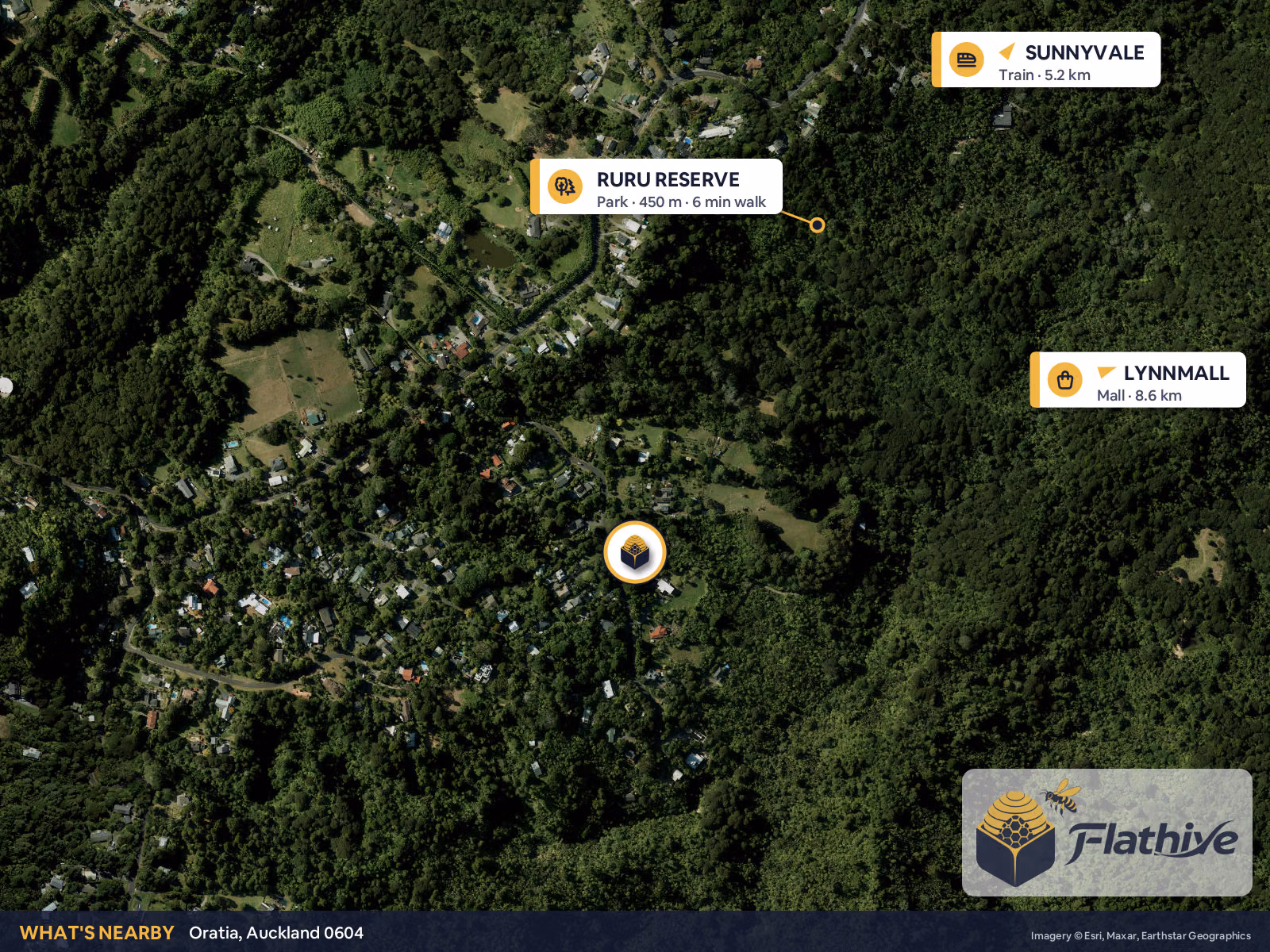 Nearby places – Oratia