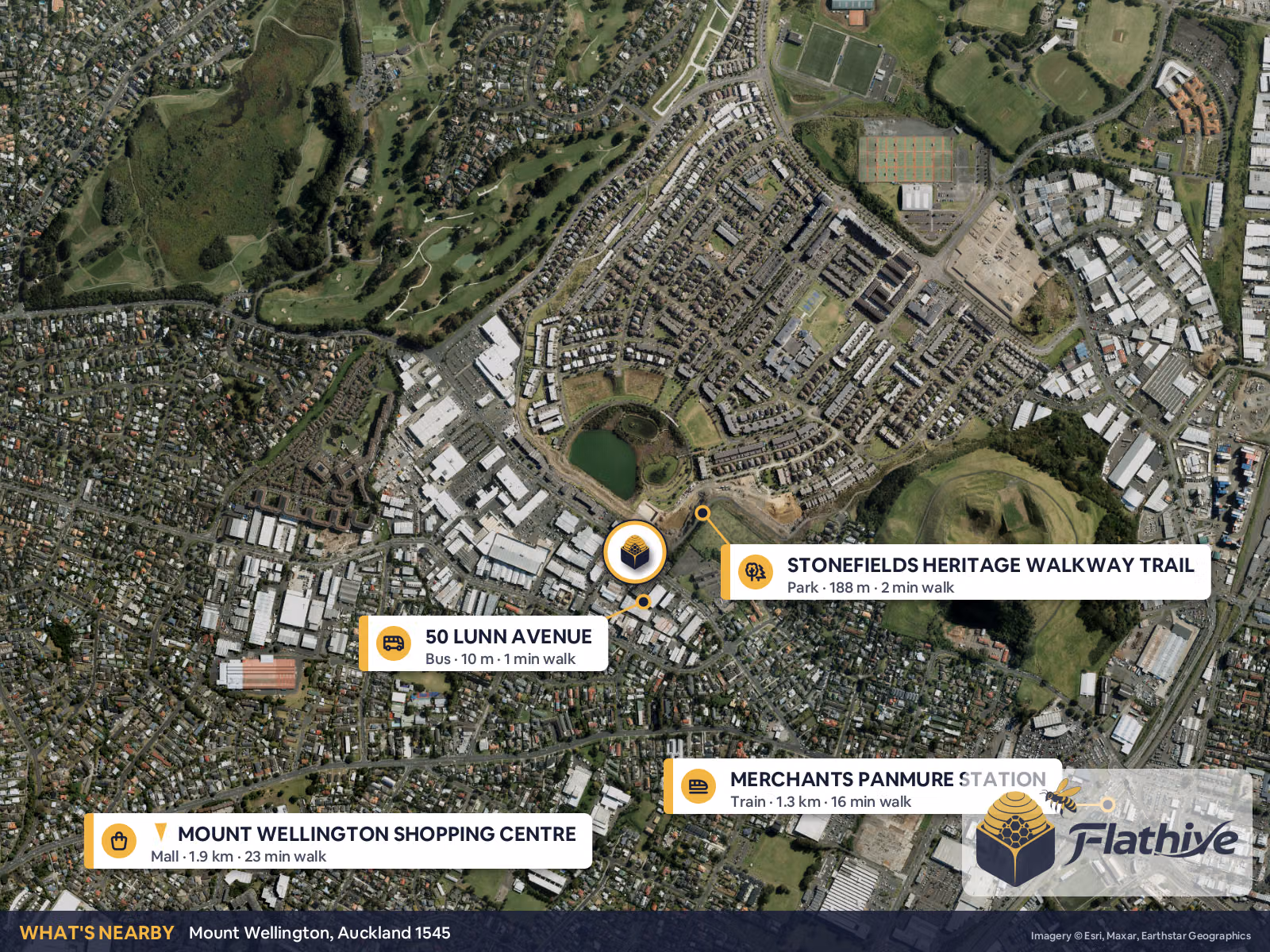 Nearby places – Mount Wellington
