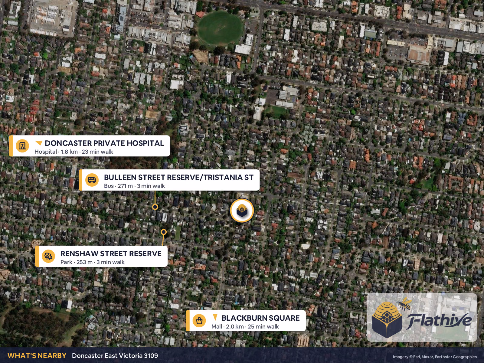Nearby places – Doncaster East