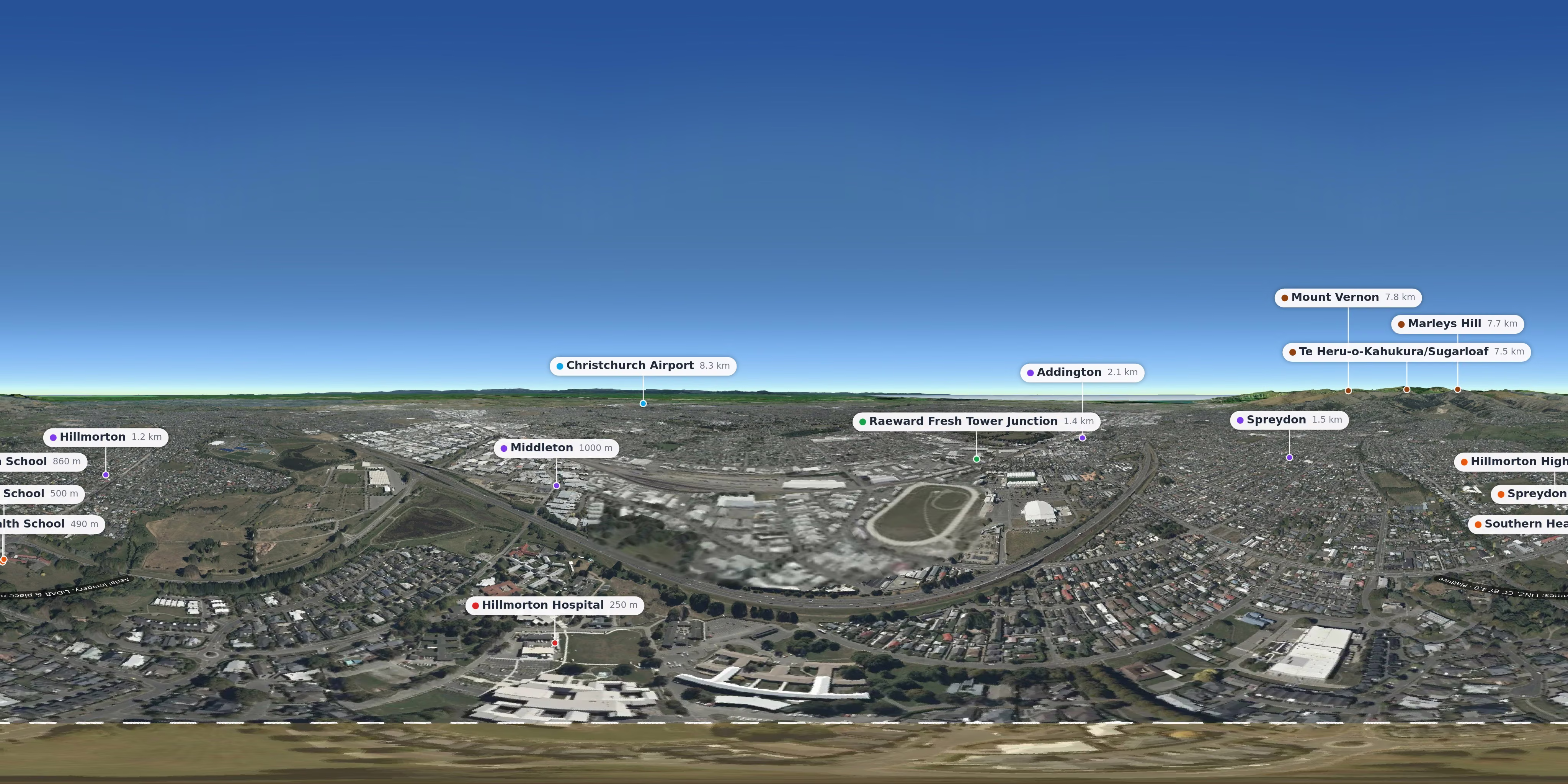 Aerial 360° view – Hillmorton background