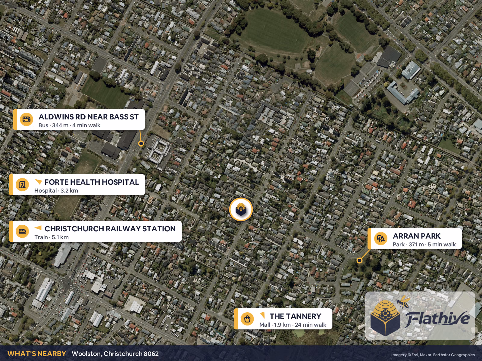 Nearby places – Woolston