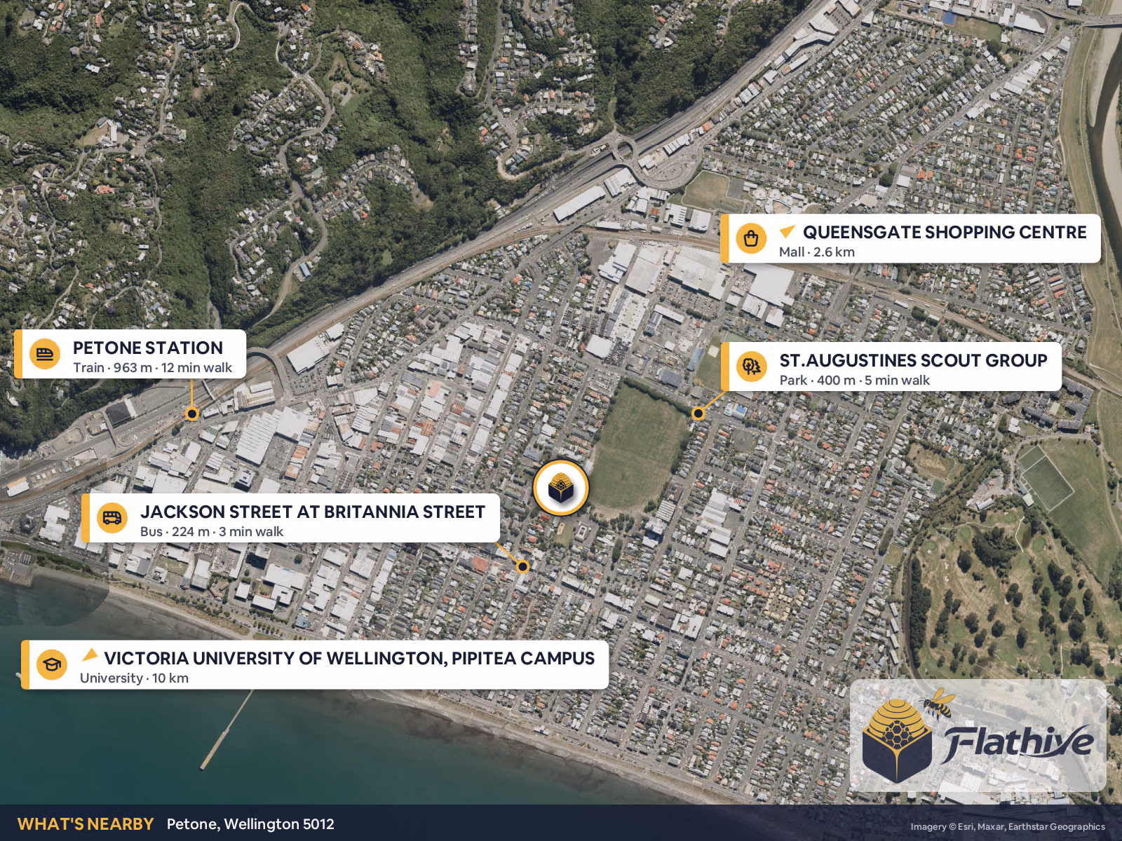 Nearby places – Petone