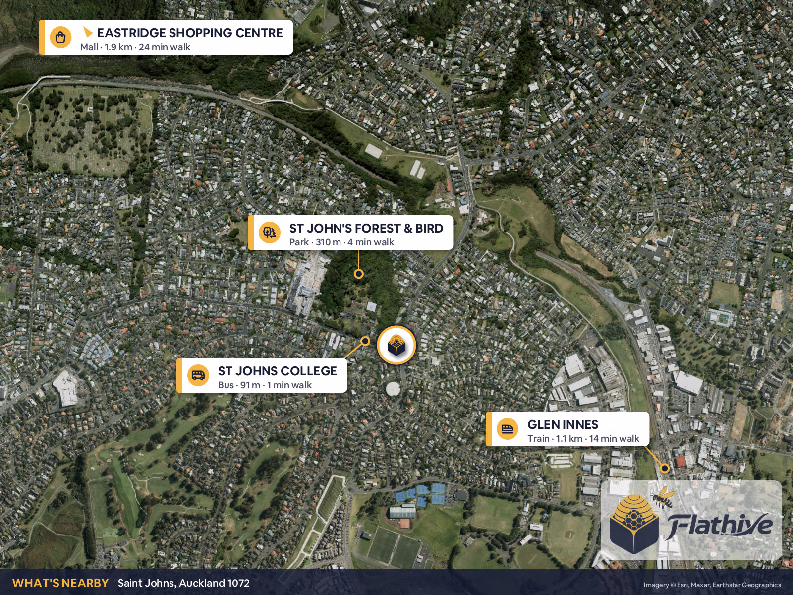 Nearby places – Saint Johns