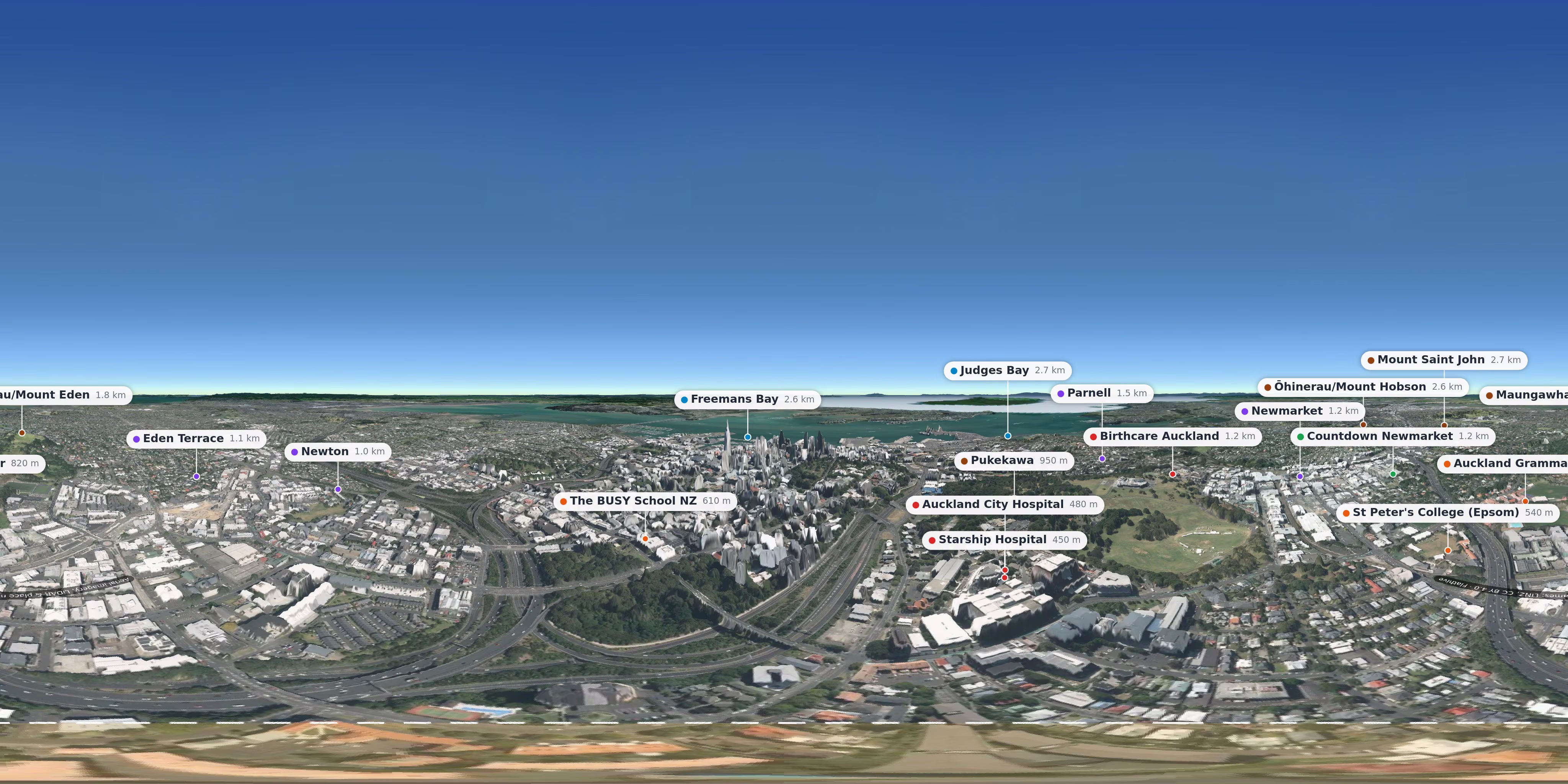 Aerial 360° view – Grafton background