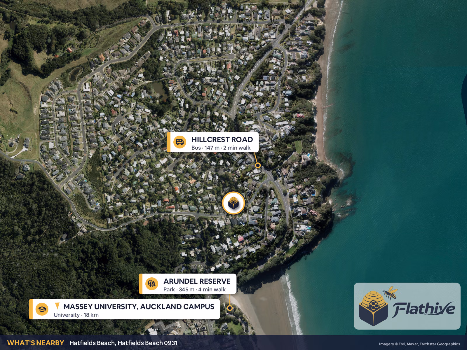 Nearby places – Hatfields Beach