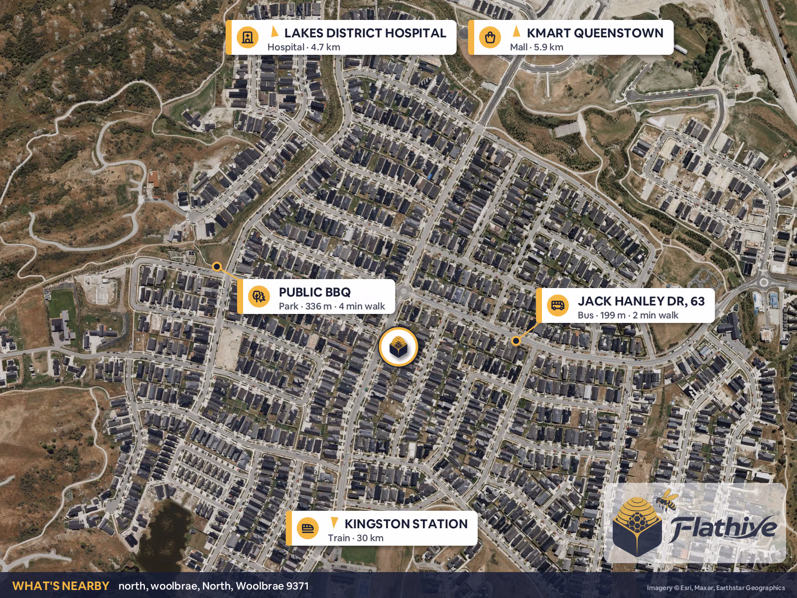 Nearby places – north, woolbrae